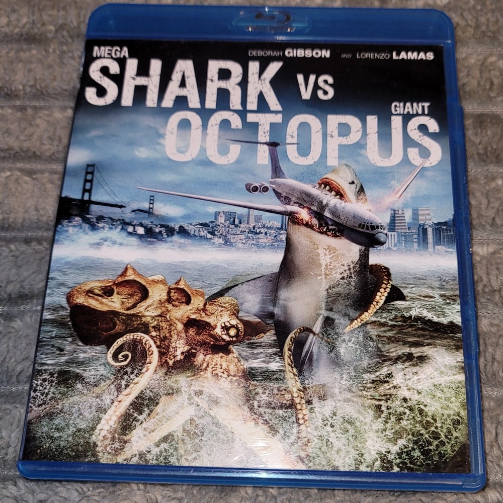 Mega Shark vs‎ Giant Octopus Blu-ray Lorenzo Lamas Deborah Gibson